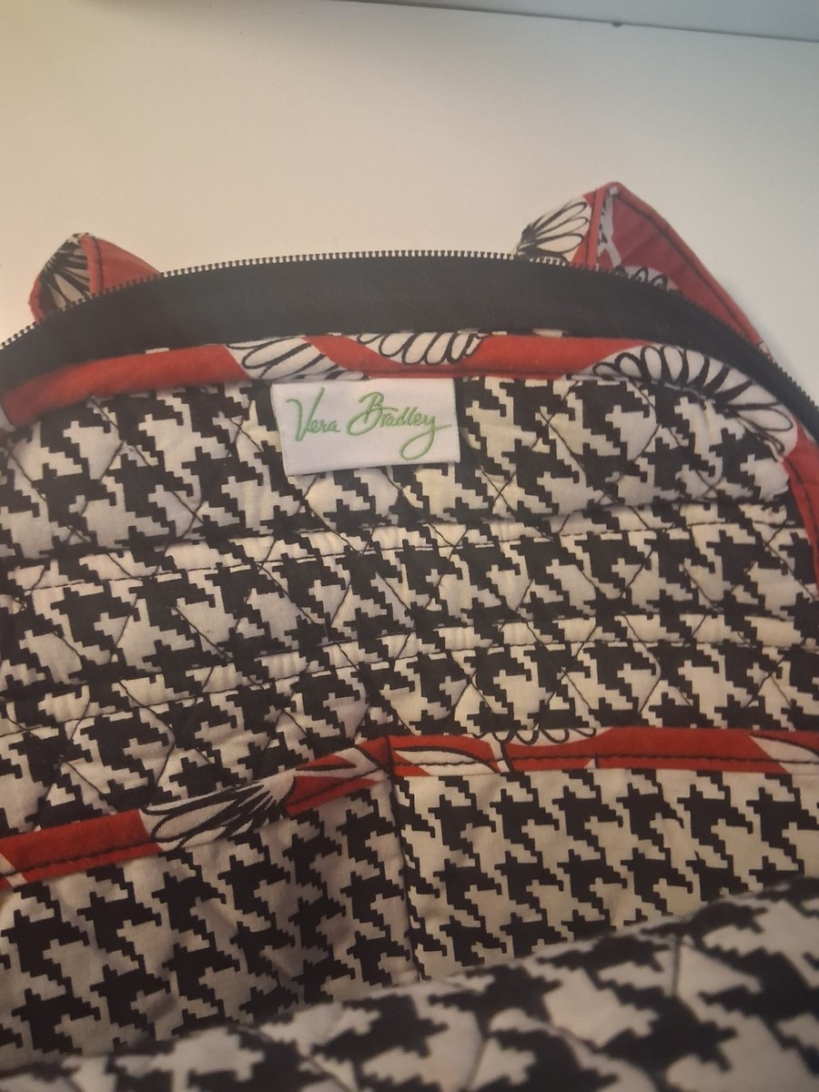 Vera Bradley Floral Burgundy‎  & White Deco Daisy Purse Backpack Vera Bradley Floral Red & White Deco Daisy Purse Backpack | eBay main image 2