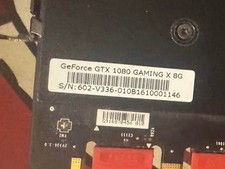 MSI GeForce GTX 1080 GAMING X 8GB Fan with Heatsink Graphics Card