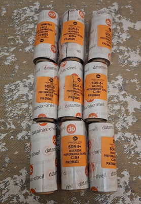 Datamax O'Neil SDR 5+ Wax Resin Ribbon 296403 CSI 9-Pack Genuine OEM Honeywell