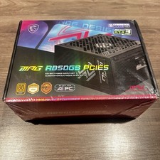 MSI MPG A850GS PCIE5 80+ Gold 850W Full Modular Gaming Power Supply Dual 12V-2x6