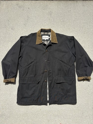 #ad #ad Vintage J.G. Brown Spirited Sportsman Hunting Chore Jacket Corduroy Collar $90.00