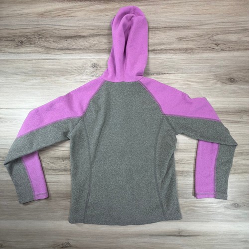 The North Face Giacca con Cappuccio e Zip in Pile per Ragazze Rosa Grigio Taglia M Medium - Foto 2 di 10