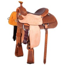 Leather Wade Tree A Fork Work Horse Saddle Ranch Roping Western Equestrian Tack