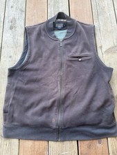 Pendleton Black Zipped Vest Distressed Men  s Large