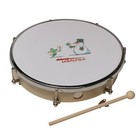 Fame Handtrommel 10" Tabaluga Design Holzrahmen stimmbar inkl. Holzschlägel