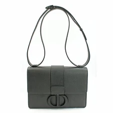 Christian Dior 30MONTAIGNE Bag Ultra Matte Leather Black  #128