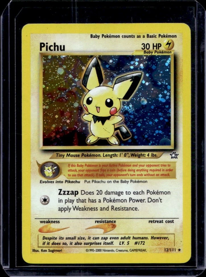 25+ Pichu 12/111 Neo Genesis for sale | Updated Oct 2026