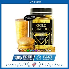 Gourmet Gold Luster Dust - 15g Edible Glitter for Drinks, Cakes & Parties