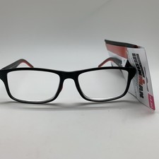 E27 Foster Grant IRONMAN IM2000 2.50 Men's Reading Glasses Readers BLACK RED