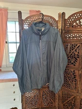 L.L. Bean Men's XL Blue Windbreaker Jacket Full Zip