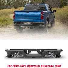 Rear Bumper For 2019 2020 2021 2022 2023 2024-2026 Chevy Silverado 1500 Bumper