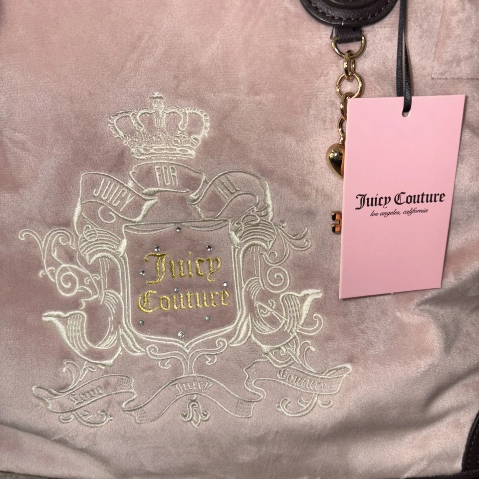 Juicy Couture For All Tote Dusty Blush Large Tote Handbag Purse - Image 2 of 4
