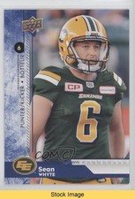 2018 Upper Deck CFL Blue Sean Whyte #8 READ o2y