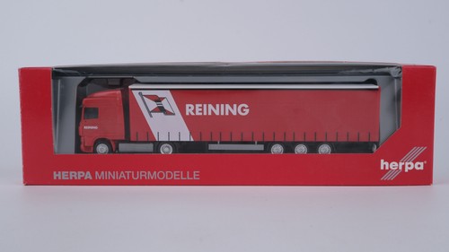 Herpa H0 154598 DAF XF 105 SC semirremolque Reining | Zustand: Gebraucht