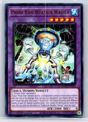Prank-Kids Weather Washer MGED-EN112 Rare Maximum Gold: El Dorado Yu-Gi-Oh LP