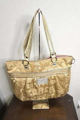 Coach Gold Poppy Handbag for sale | eBay