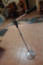 Vintage Atlas Sound Boom Mic Stand - Cast Iron Base chrome base cover excellent
