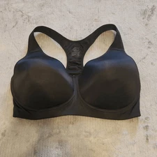 NIKE RIVAL HIGH-SUPPORT MOLDED CUP UNDERWIRE SPORTS BRA Size 36DD Black
