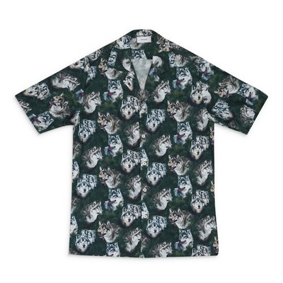 Rhude Multicolor Truck Stop Wolf In The Pines Button Up SIZE XXL $534