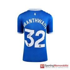 Jarrad Branthwaite Signed Everton Shirt: Home, 2023-24