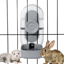 28oz Hanging Automatic Water Dispenser，Rabbit Water Bottle,Bunny Guinea Pig F...