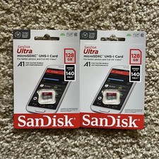 SanDisk Ultra microSDXC UHS-I 128GB A1 140MB/s Memory Card 2-Pack