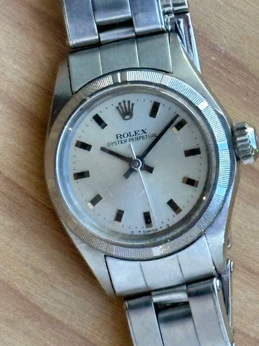 Vintage Rolex Oyster Perpetual 6623 Automatic Womens Watch Sigma Dial Circa 1971