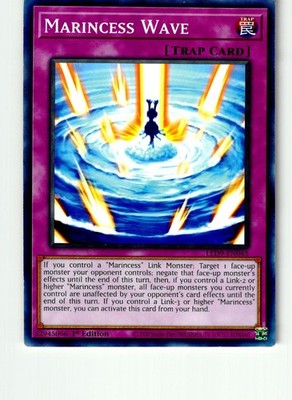 Set Of 3 Marincess Wave LED9-EN045 Legendary Duelists Duels From the Deep Yugioh