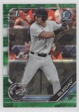 2019 Bowman Chrome Draft Sapphire Edition Green 30/50 JJ Bleday #BDC-150 0hk3