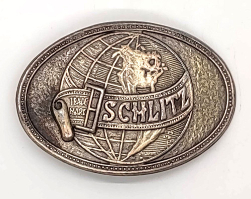 Vintage Schlitz Logo Belt Buckle