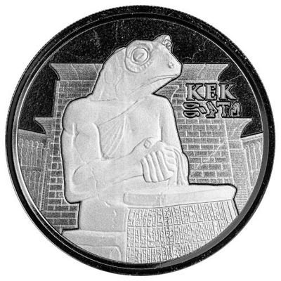 #ad 2022 Silver 1 oz Chad KEK Prooflike $119.24