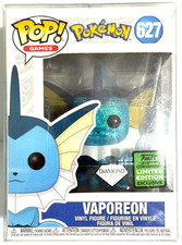 Funko Pop Vinyl - Pokemon - Vaporeon #627 (Diamond) - Con Sticker + Hard Case
