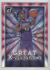 2021-22 Panini Donruss Great X-Pectations Holo Pink Laser Davion Mitchell #1 oh4