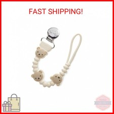 Itzy Ritzy Silicone Pacifier Clip   100 Food Grade Silicone Pacifier Strap with