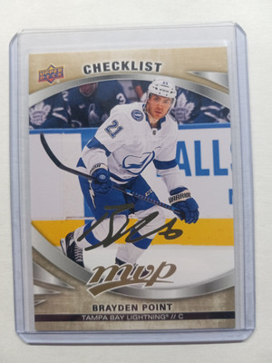 2023-24 Upper Deck MVP Gold Script #200 Brayden Point Checklist