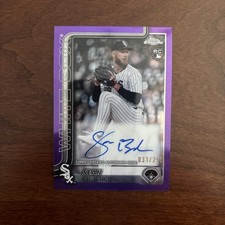 2025 Topps Chrome Purple REFRACTOR -AUTO RA-SBU SEAN BURKE RC #Dto 250