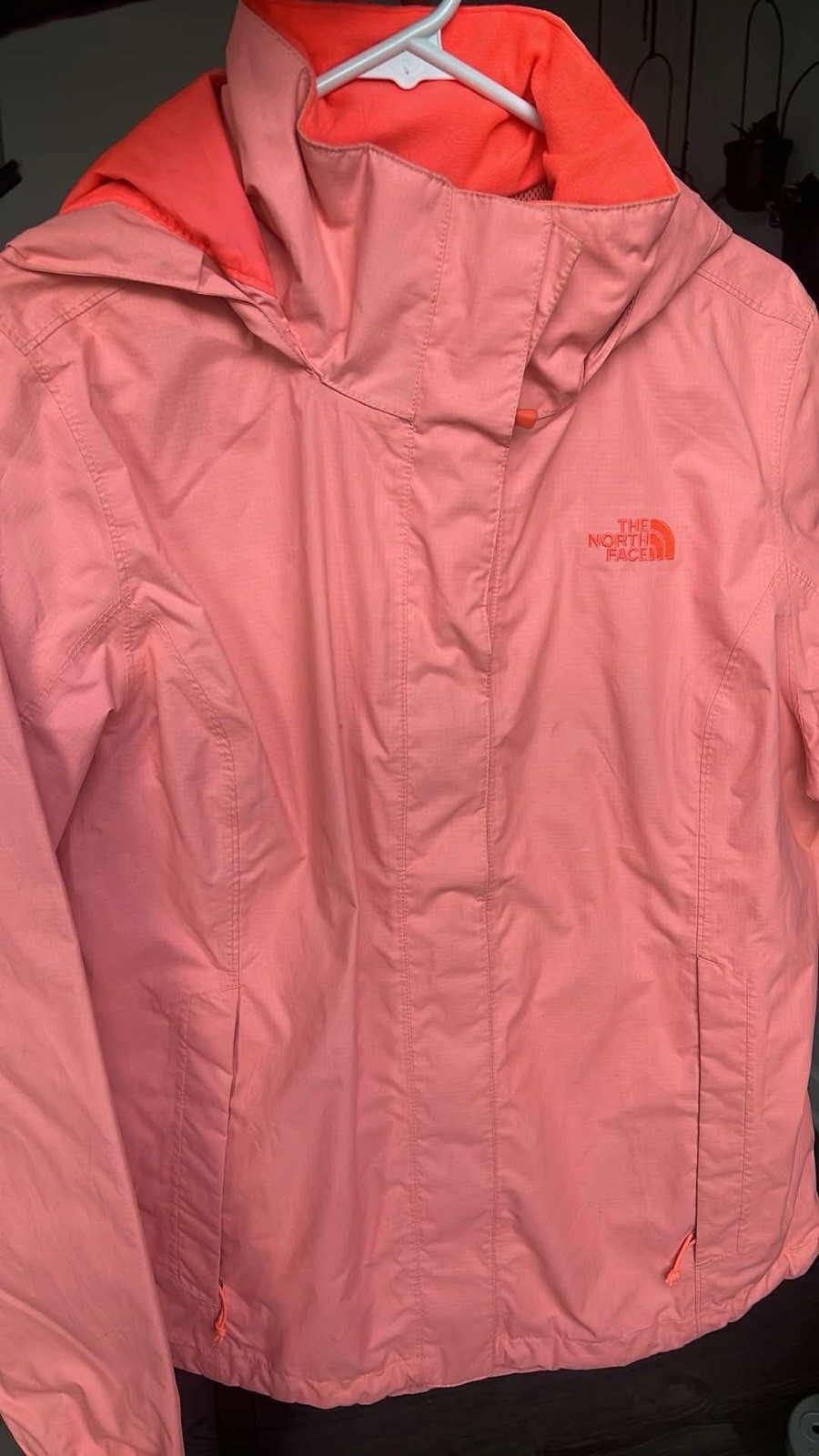 Women’s Lightweight Pink North Face Waterproof Rain Jacket