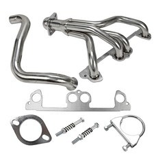 Exhaust Manifold Header W Downpipe For Jeep Wrangler TJ 197-99 2.5 L43hMUXD