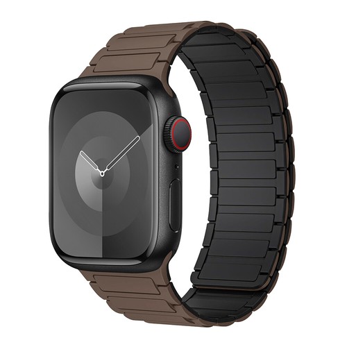 Magnet link Silicon Watch Band Strap For Apple Watch 10 9 8 7 6 5 42mm 46mm 49mm - Picture 19 of 24
