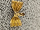 Vintage BLUETTE Clips- Made in France Mesh Metal BOW Shoe/Dress/Scarf Clip — photo 5