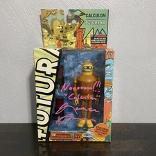 Toynami Futurama Calculon Figure Signed By Maurice Lamarche New In Box 