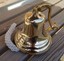 6-034-BRASS-SHIP-BELL-WALL-HANGING-BRACKET-PUB-SCHOOL-DINNER-New thumbnail 3