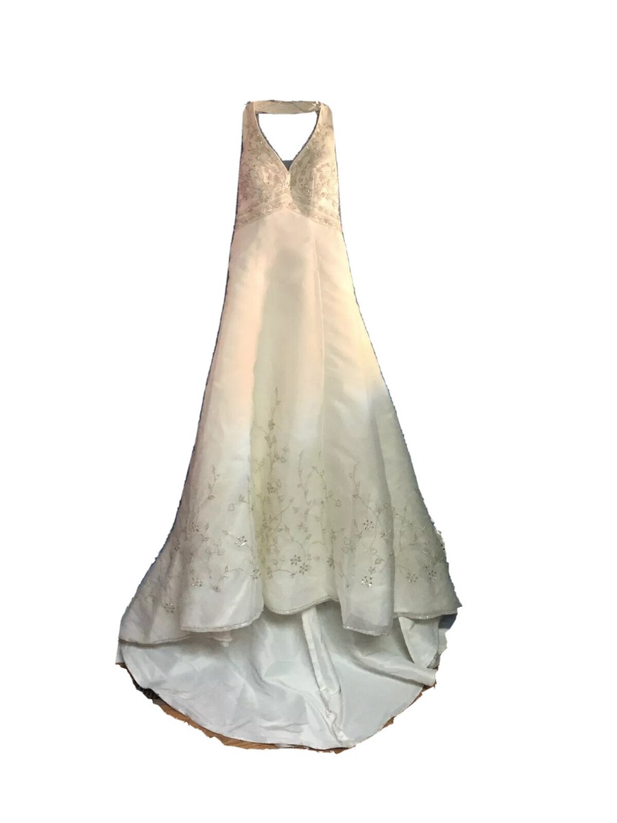 halter white flowy dress White Halter Flowy Maxi Dress main image 1