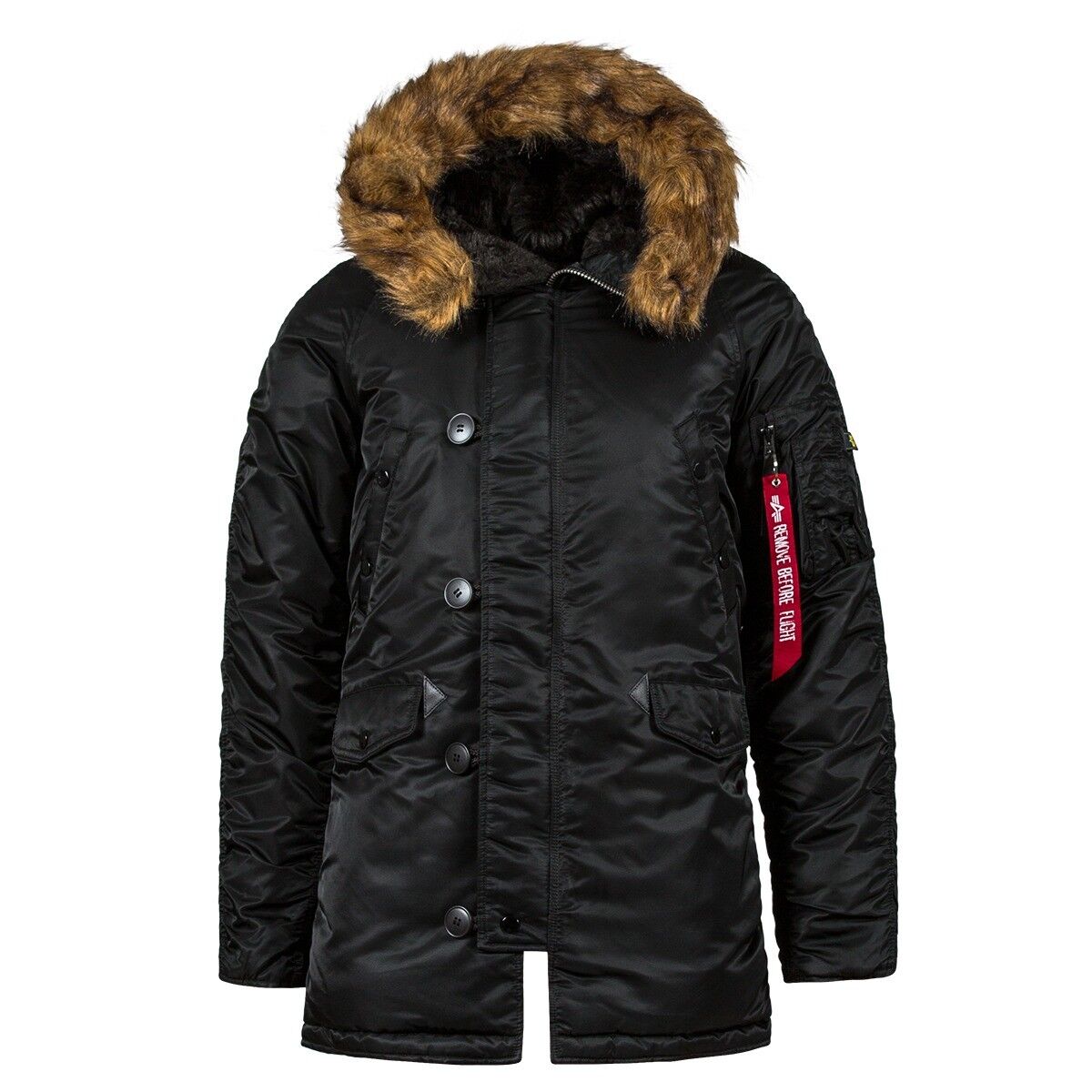 Alpha Industries Slim Fit N-3B Cold Weather Parka/Coat Nylon