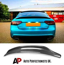 For Audi A5 B8 8T Coupe 2 Door Rear Carbon Fibre Boot Spoiler Lip Wing Body 7-16