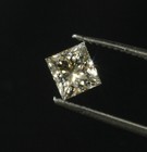 GIA certified loose .55ct I1 J princess cut diamond vintage antique Natural — photo 2