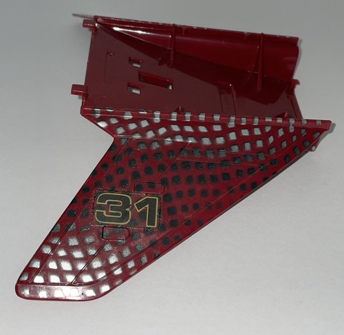 1986 ARAH G.I. Joe Cobra Conquest Python Patrol X-30 Jet Tail Fin Piece Original - Picture 6 of 6