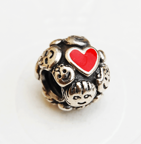 Genuine Pandora Indsamling Family Ties Charm - 790487EN09 - retired - Picture 1 of 5
