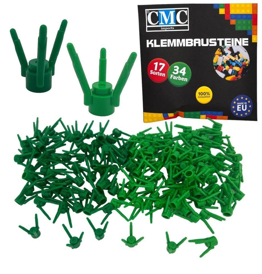 50 x Klemmbausteine Pflanze Plant Flower Stem Blume Gras Stängel Baustein 3741