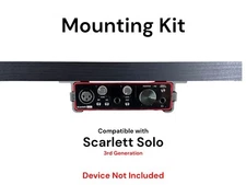 Desk Mount Kit for Focusrite Scarlett Solo (3rd Gen) - Under Desk Mount Brackets